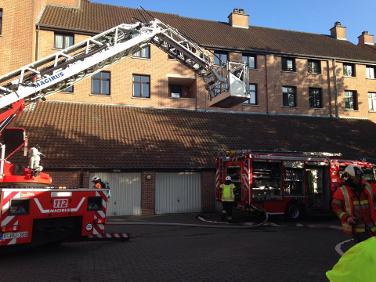 Les pompiers s’exercent
