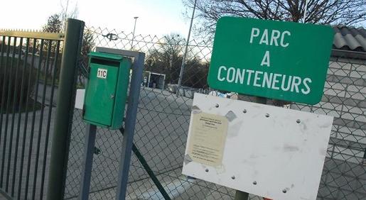 Départ d’incendie au parc à conteneurs