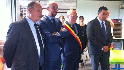 Rentrée en immersion pour Charles Michel