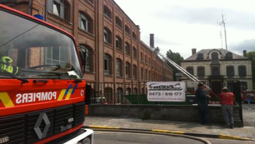 Incendie de l’ancienne bonneterie Dujardin