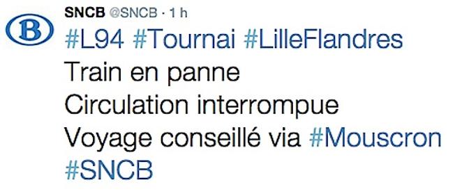Trafic ferroviaire interrompu