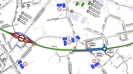 Route de la laine : circulation perturbée