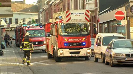 Les pompiers en grève