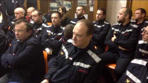 Les pompiers représentés au conseil communal