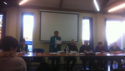 Minute de silence au conseil communal