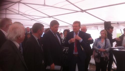 Les ministres Jambon et Van Overtveldt en visite à Mouscron