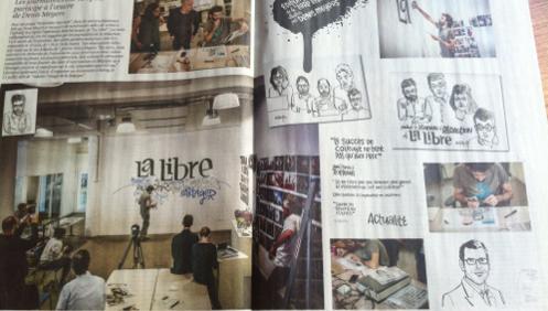 Denis Meyers illustre la Libre Belgique