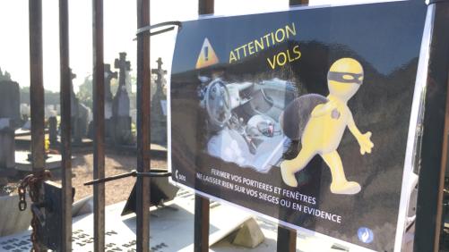 Cimetières : Attention aux vols dans les voitures