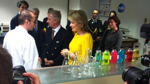 Visite royale chez Pollet