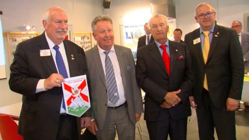 Le président international du Lions Club en visite à La Cassine