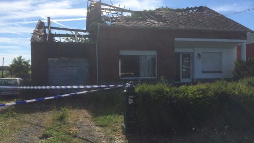 Incendie suspect dans une habitation