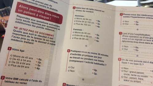 Dépistez-vous contre le diabète