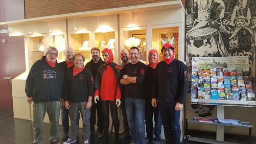La confrérie des diables entre au musée du carnaval