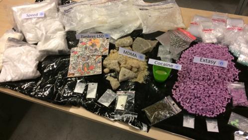 Importante quantité de drogue saisie pour un montant de 200.000€