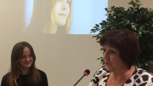 Fantine Harduin mise à l'honneur au conseil communal