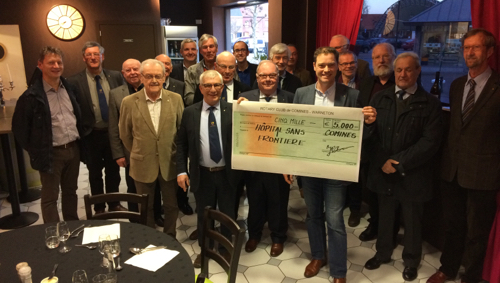 Le Rotary offre 5.000€ à Hôpitaux Sans Frontières
