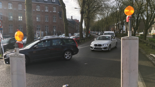Travaux du rond-point de l’Europe: moins d’embarras que redouté