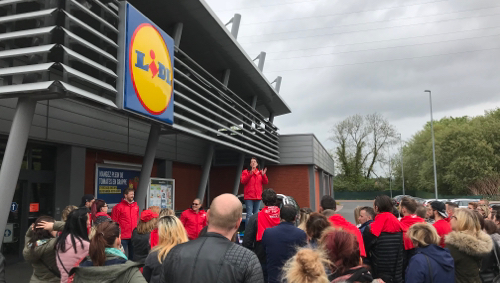 Lidl : grève au finish