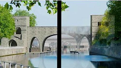 Le cdH tient aux 3 arches en pierre du Pont des Trous