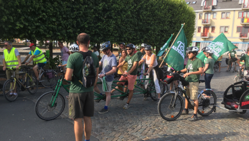 Le tour Alternatiba fait escale à Ath