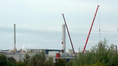 La nouvelle cheminée est arrivée chez Clarebout