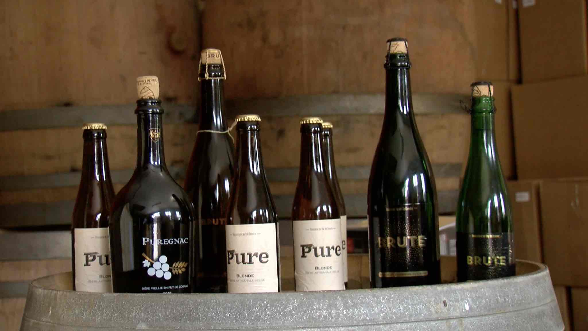 La brasserie d&#39;Ollignies lance la “Puregnac” une bière aux arômes de cognac