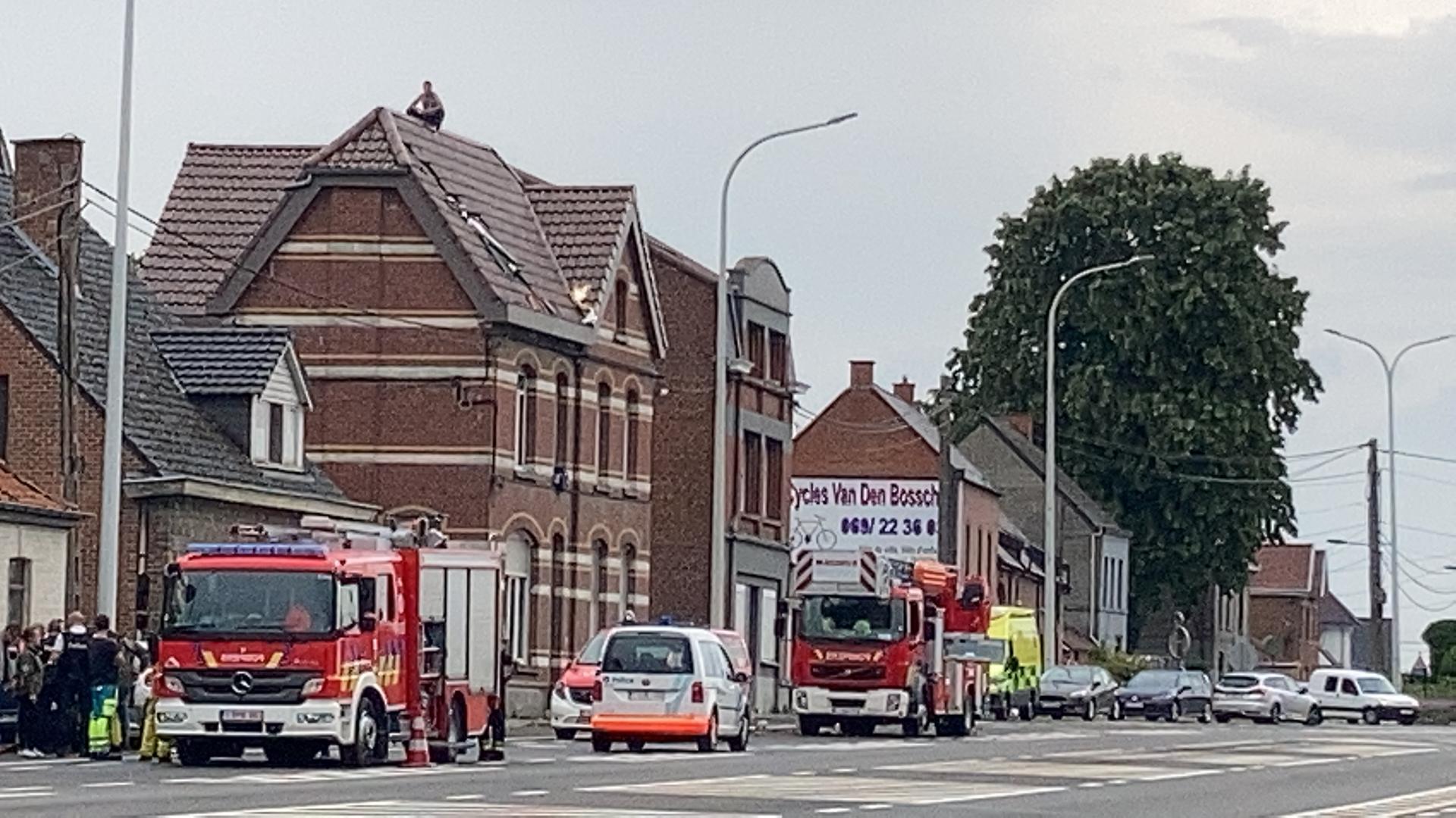 Ramegnies-Chin : un homme désespéré retranché sur un  toit pendant près de 5 heures