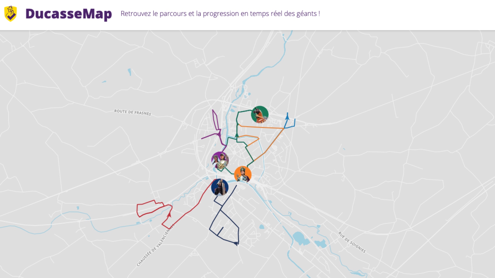 Un Athois crée une carte interactive pour suivre la progression des cortèges de la Ducasse d’Ath en temps réel