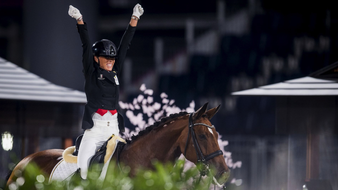 Jeux paralympiques Tokyo 2020 : l'or pour Michèle George lors du test individuel de paradressage
