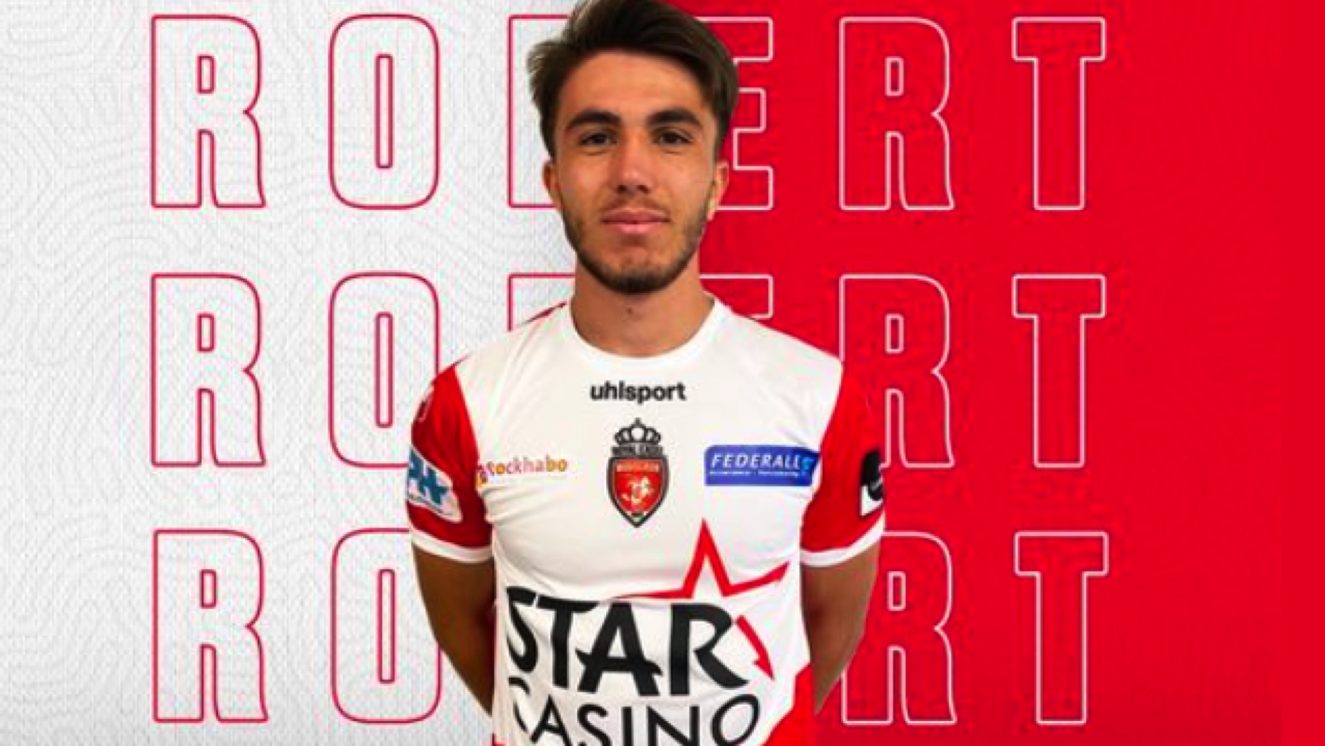 Thomas Robert signe à l'Excel Mouscron