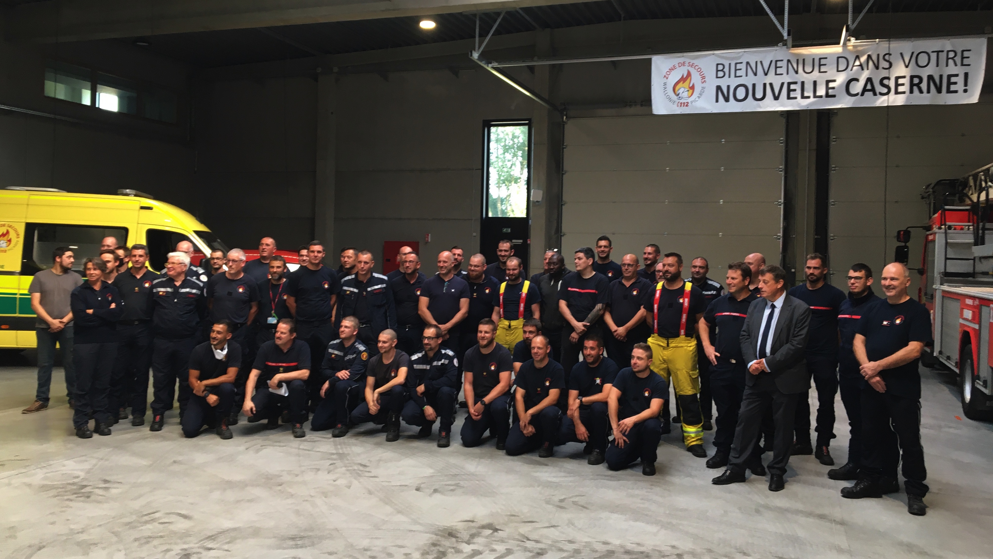 Les pompiers d'Ath et Lessines ont quitté définitivement leur caserne respective pour rejoindre celle de Rebaix