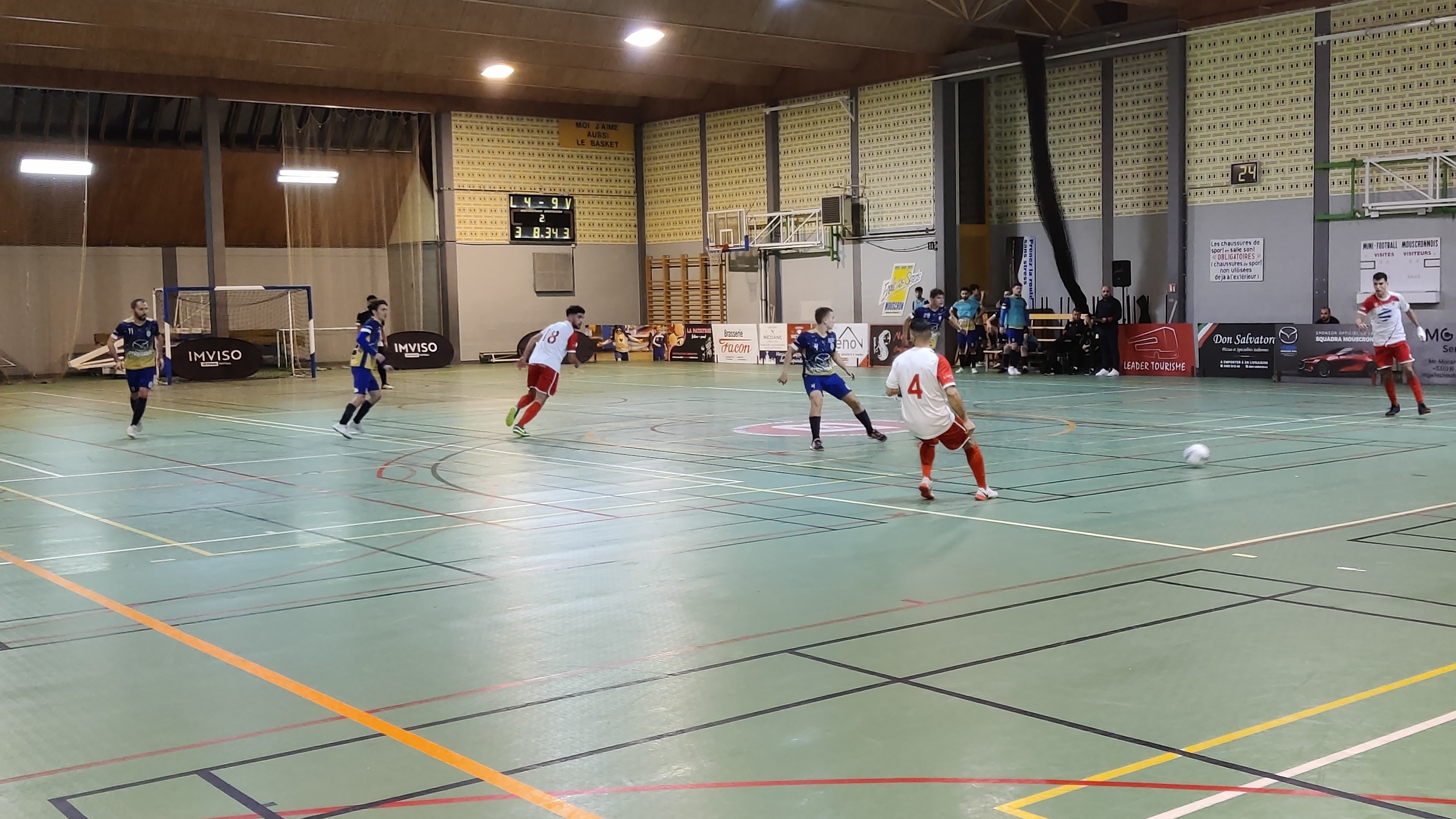 Futsal : lourde défaite pour la Squadra Mouscron