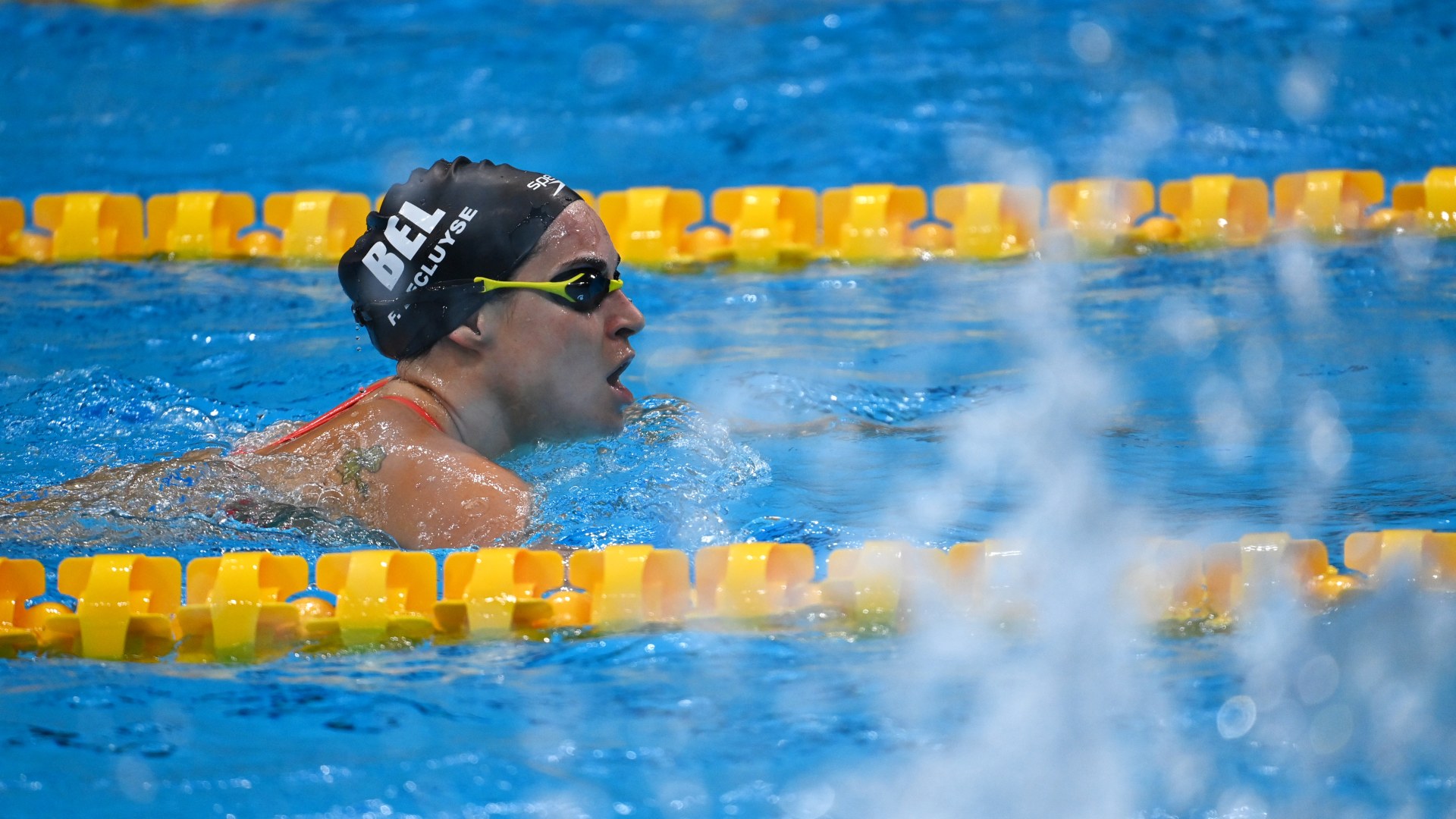 Fanny Lecluyse médaillée de bronze sur le 100m 4 nages au Qatar