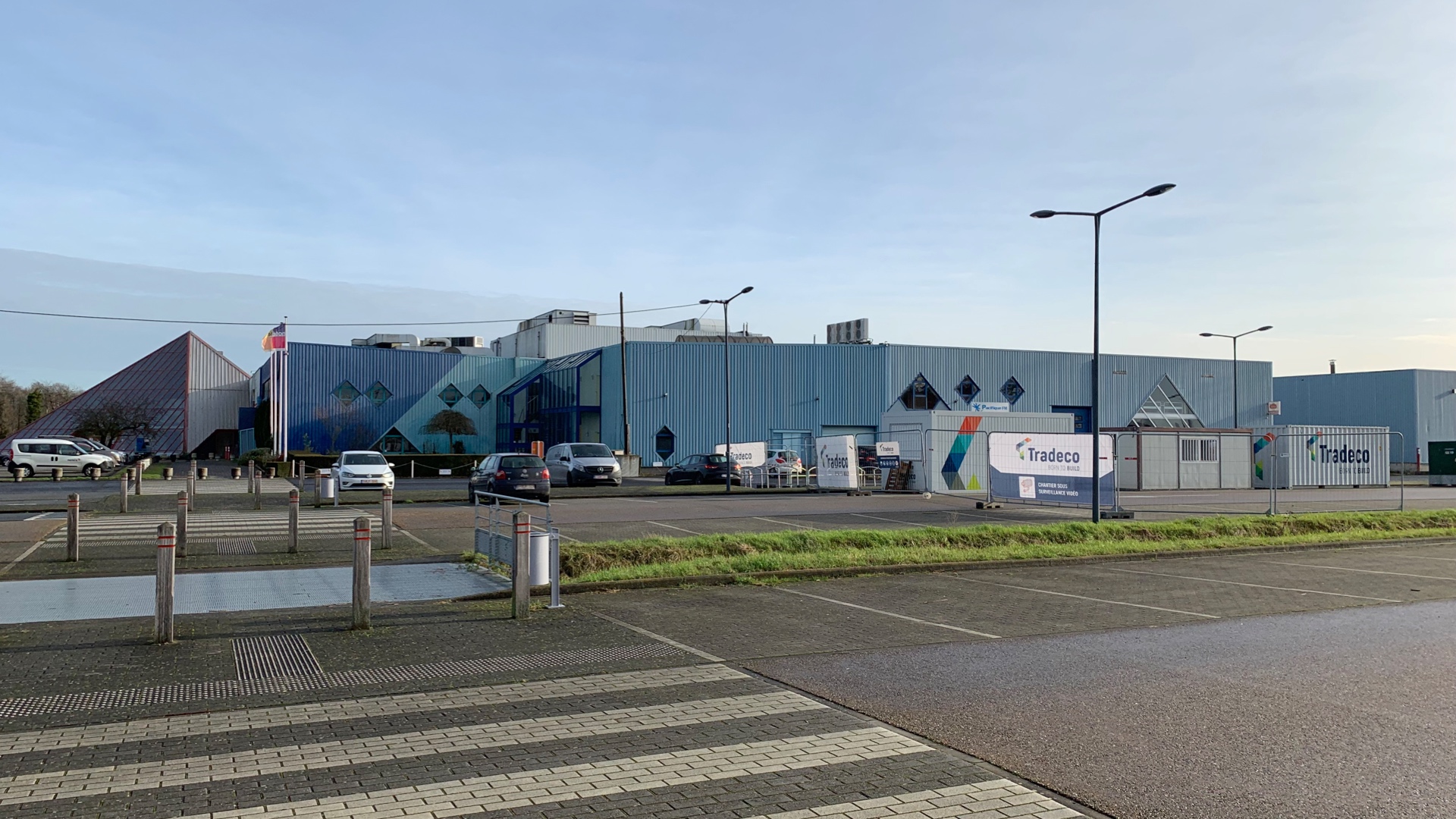 Le chantier de rénovation de TournaiXpo a débuté