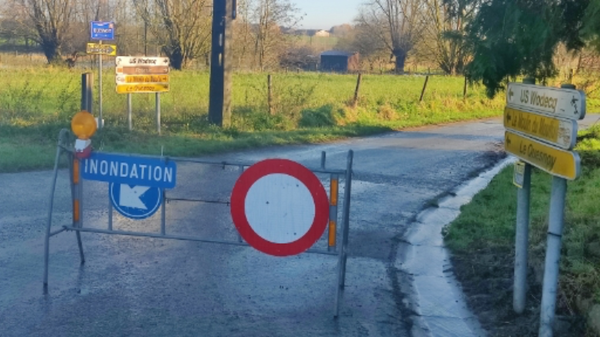 Intempéries : des inondations touchent Flobecq et Wodecq