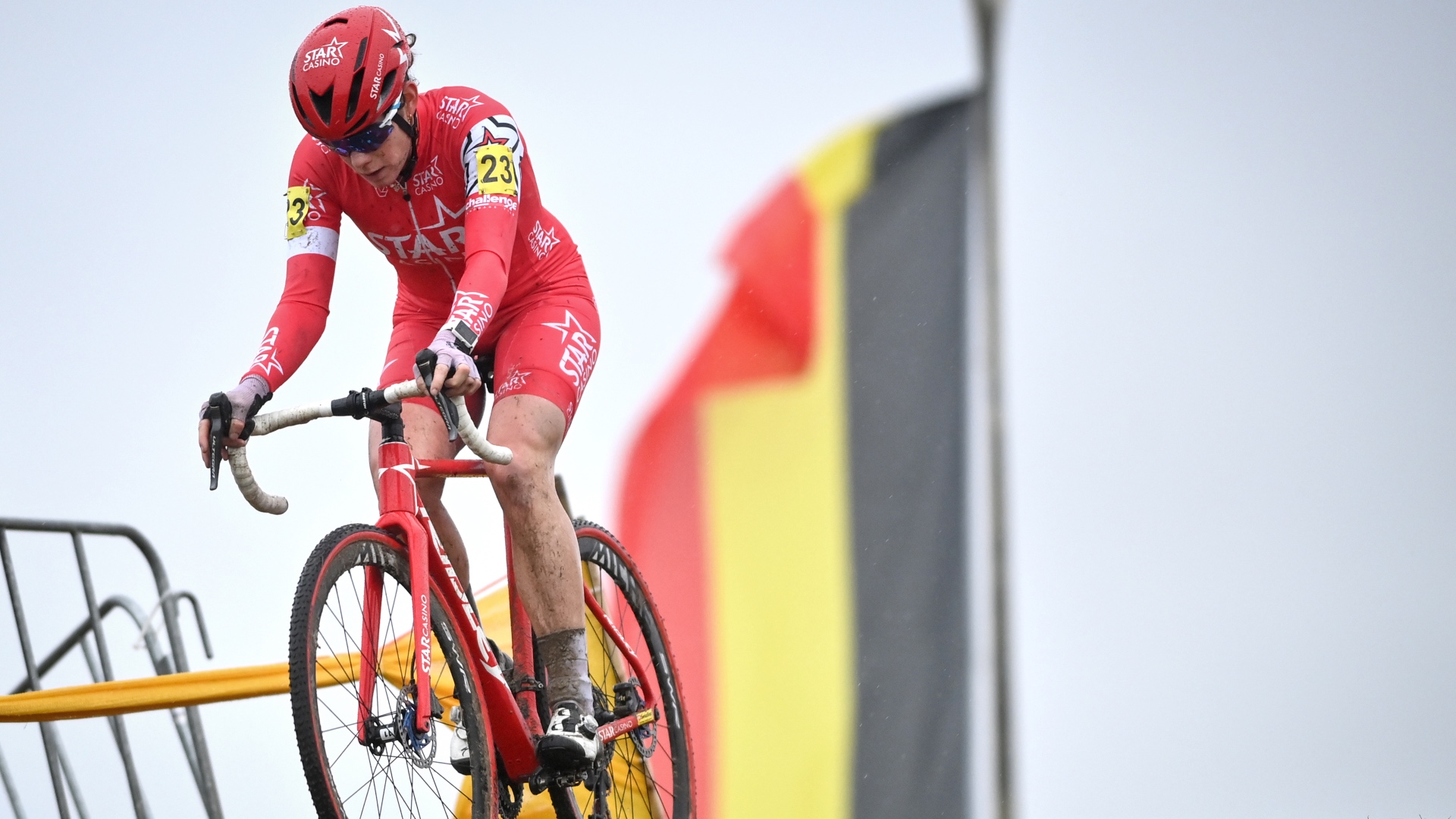 La citoyenne de Dottignies, Marion Norbert-Riberolle, vice-championne de Belgique de cyclo-cross