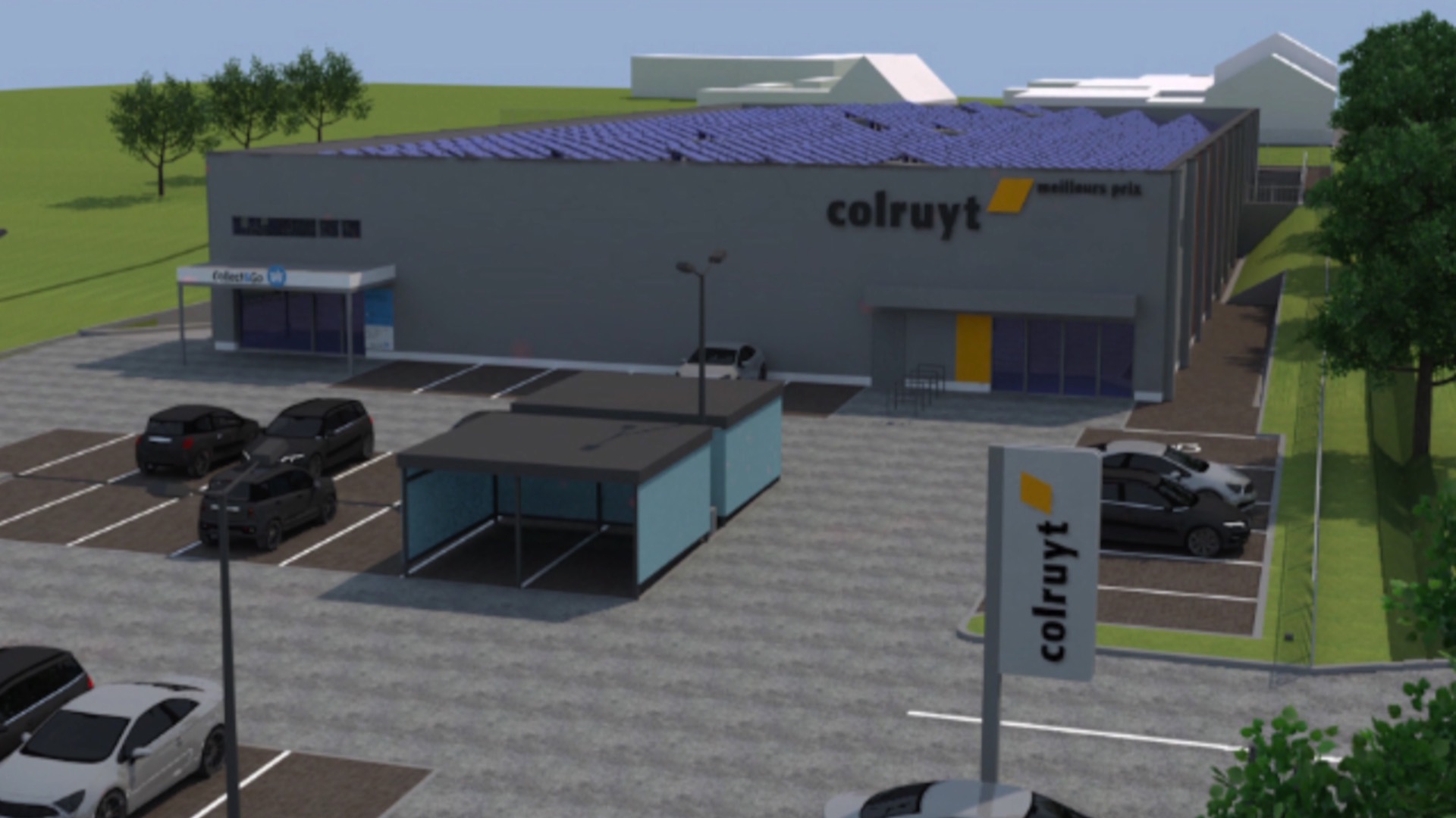 Colruyt veut installer un nouveau magasin le long de la chaussée de ...