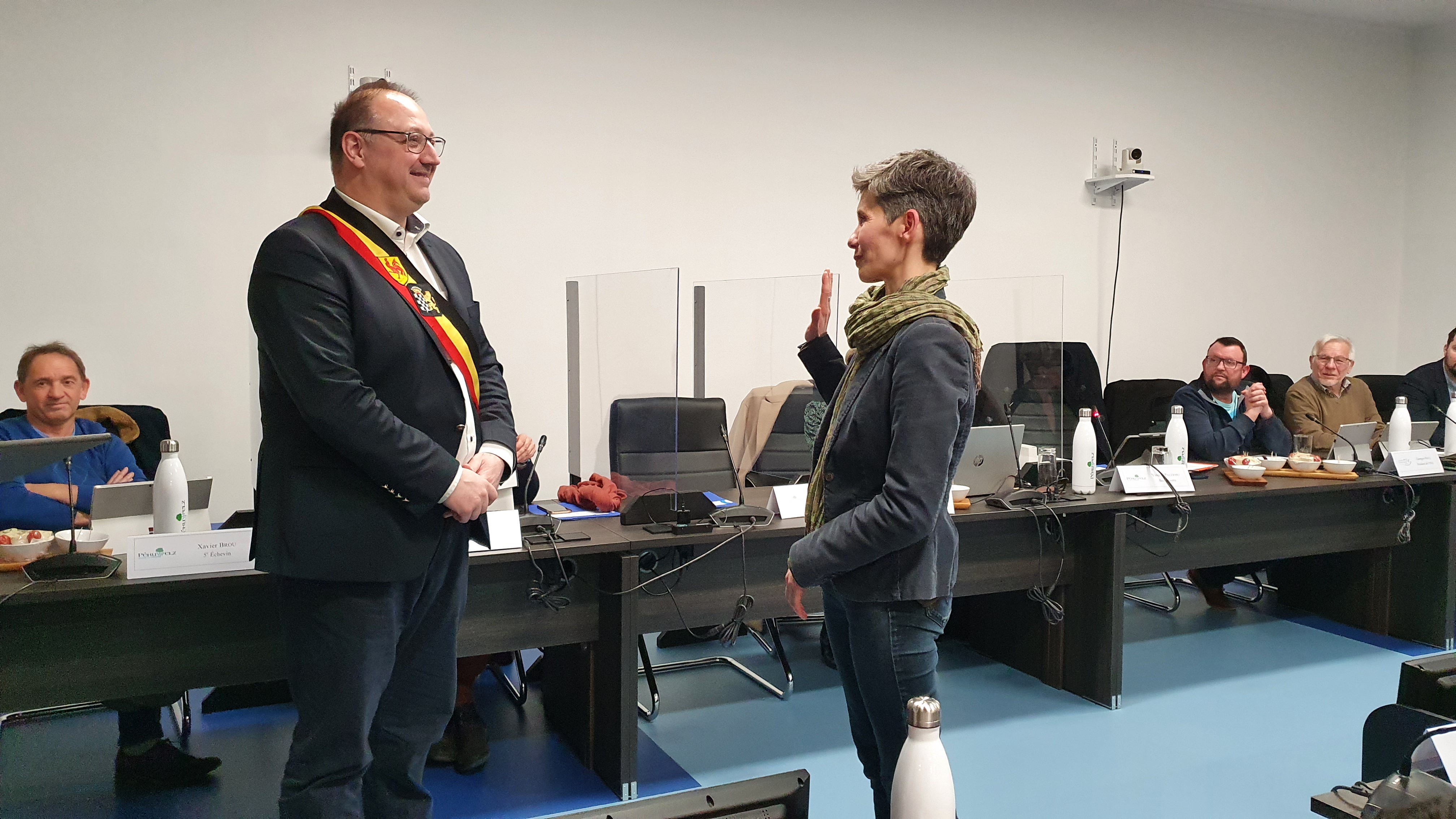 Péruwelz : Adrienne Roman a prêté serment au poste de conseillère communale