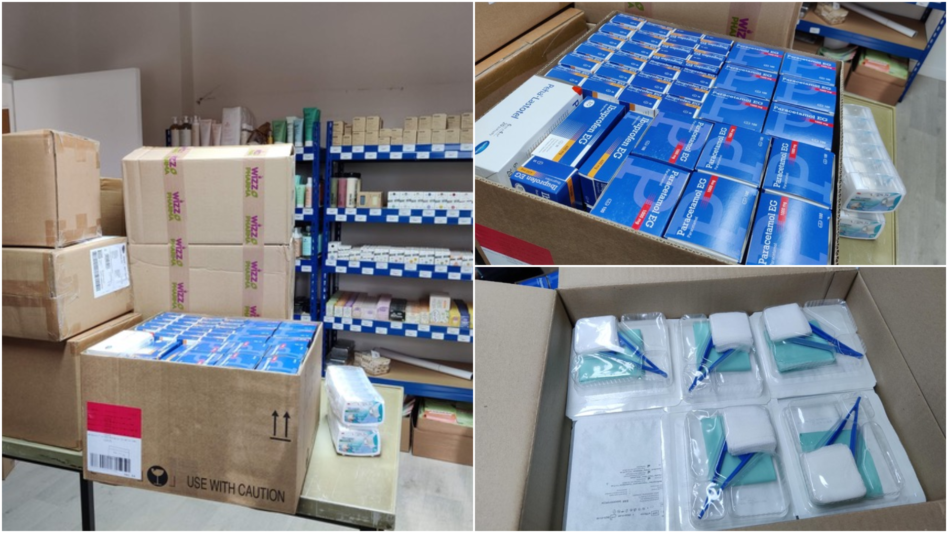 Guerre en Ukraine : une pharmacie en ligne basée à Péruwelz répond à l’appel à l’aide humanitaire