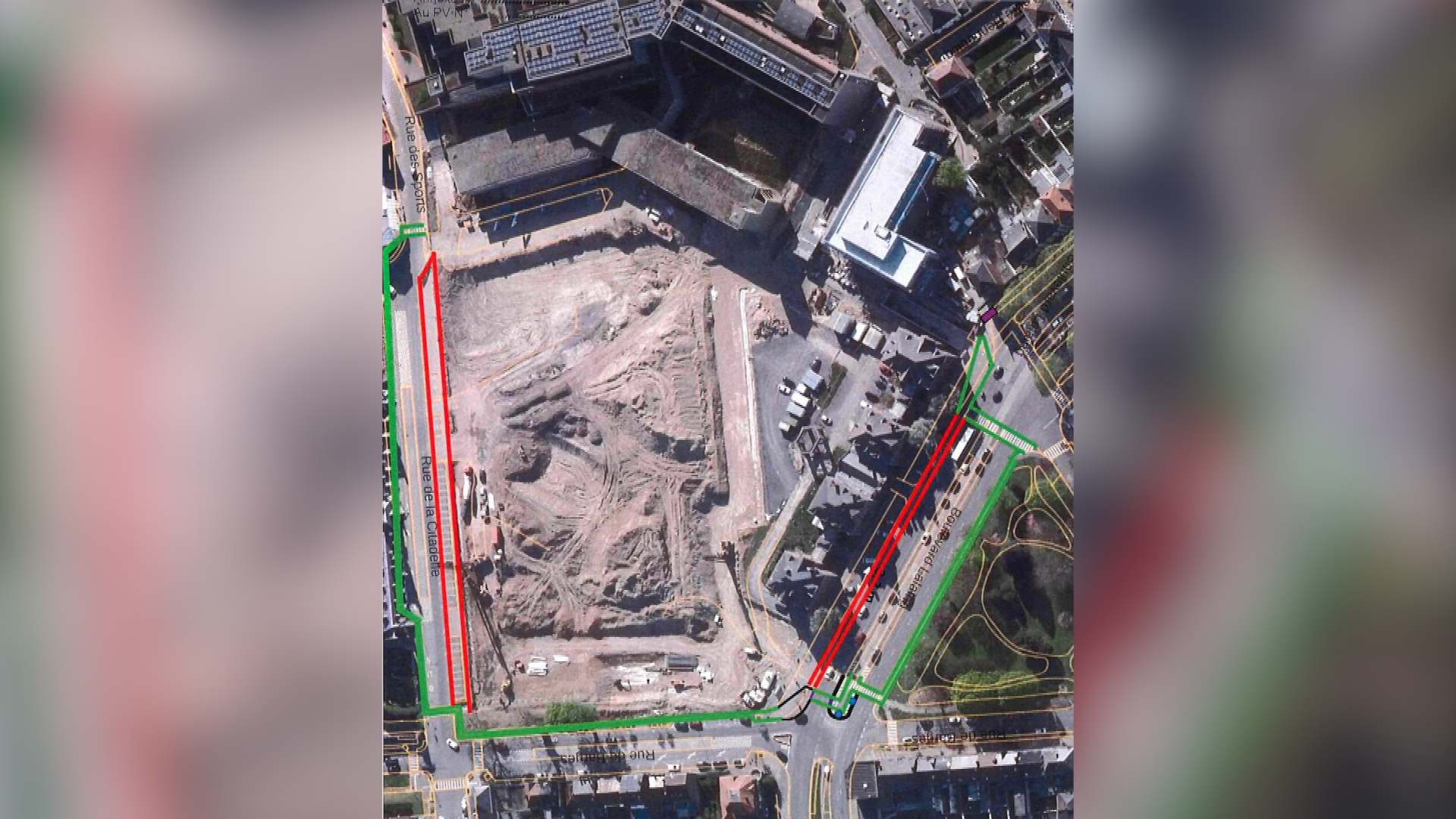 Travaux du CHwapi : une nouvelle déviation plus sécurisée pour les piétons