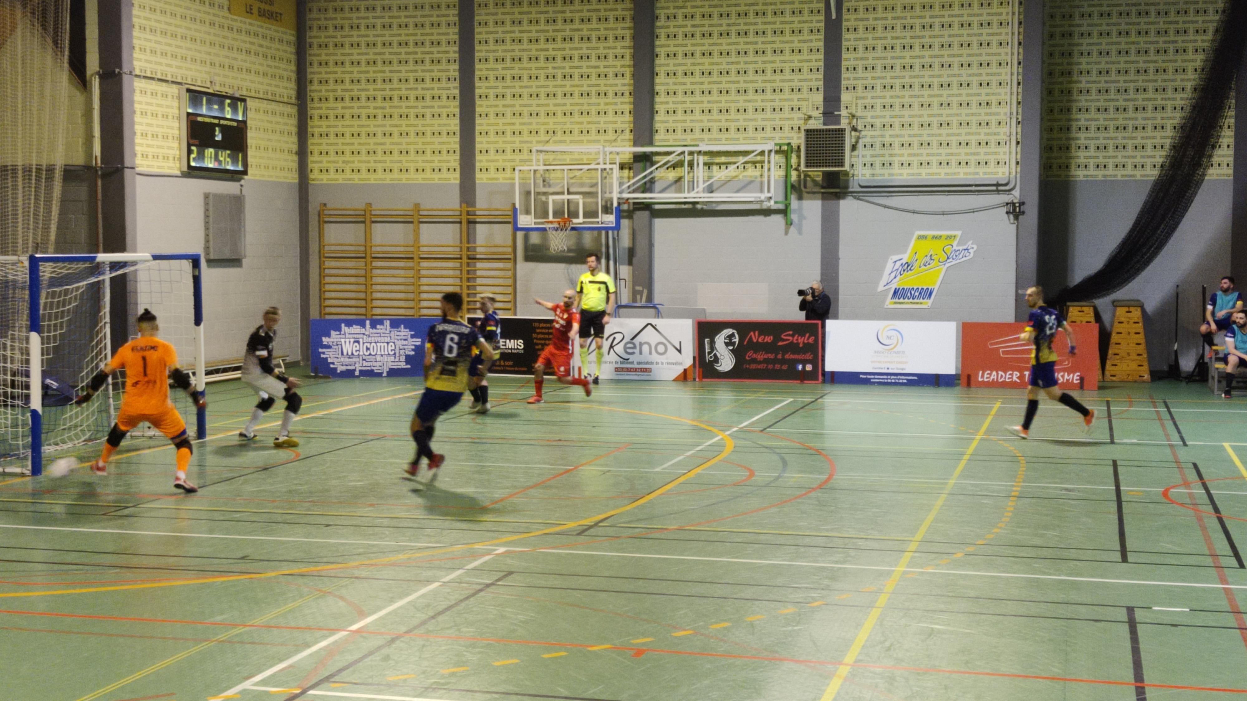 Futsal : la Squadra Mouscron s'incline face à Châtelet