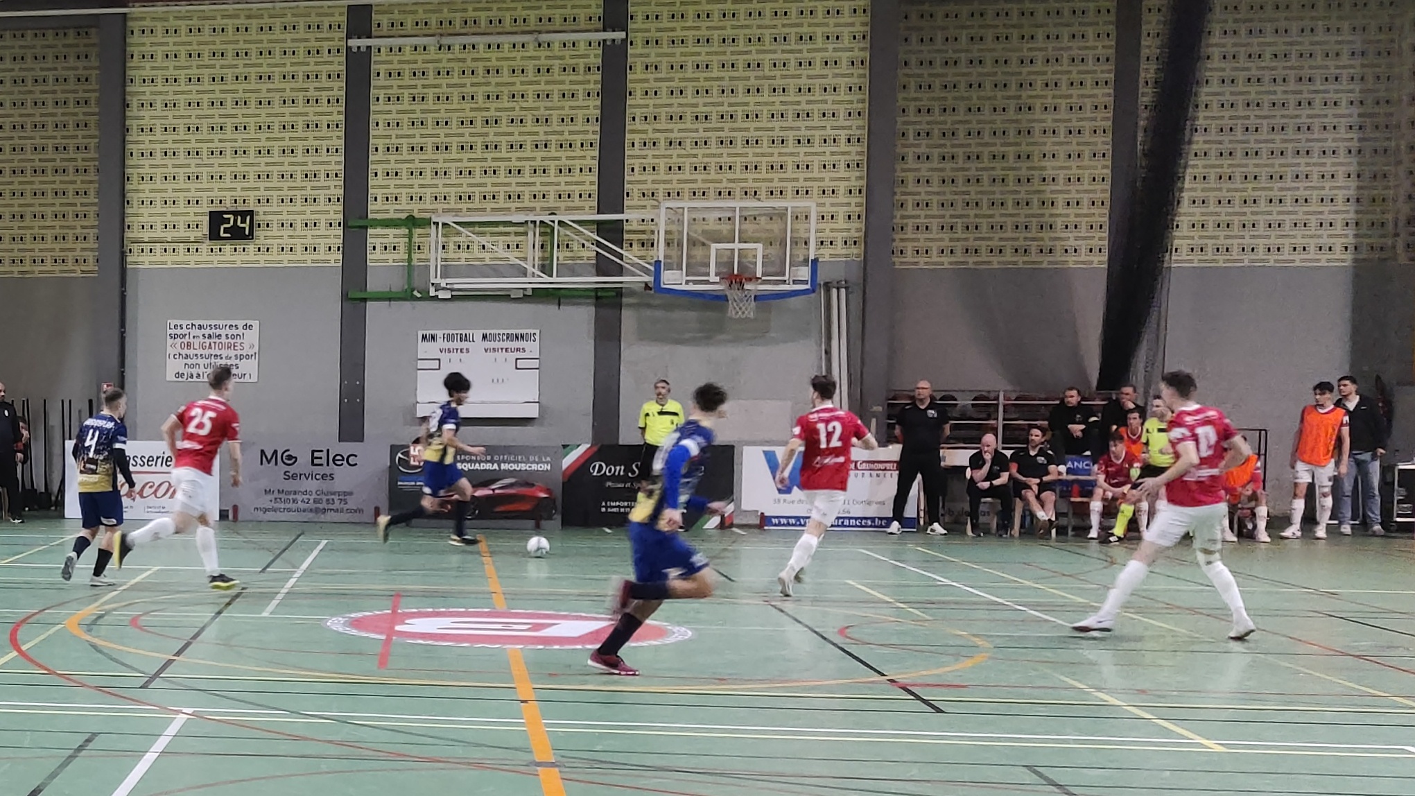 Futsal : la Squadra Mouscron s'impose face à Eisden Dorp