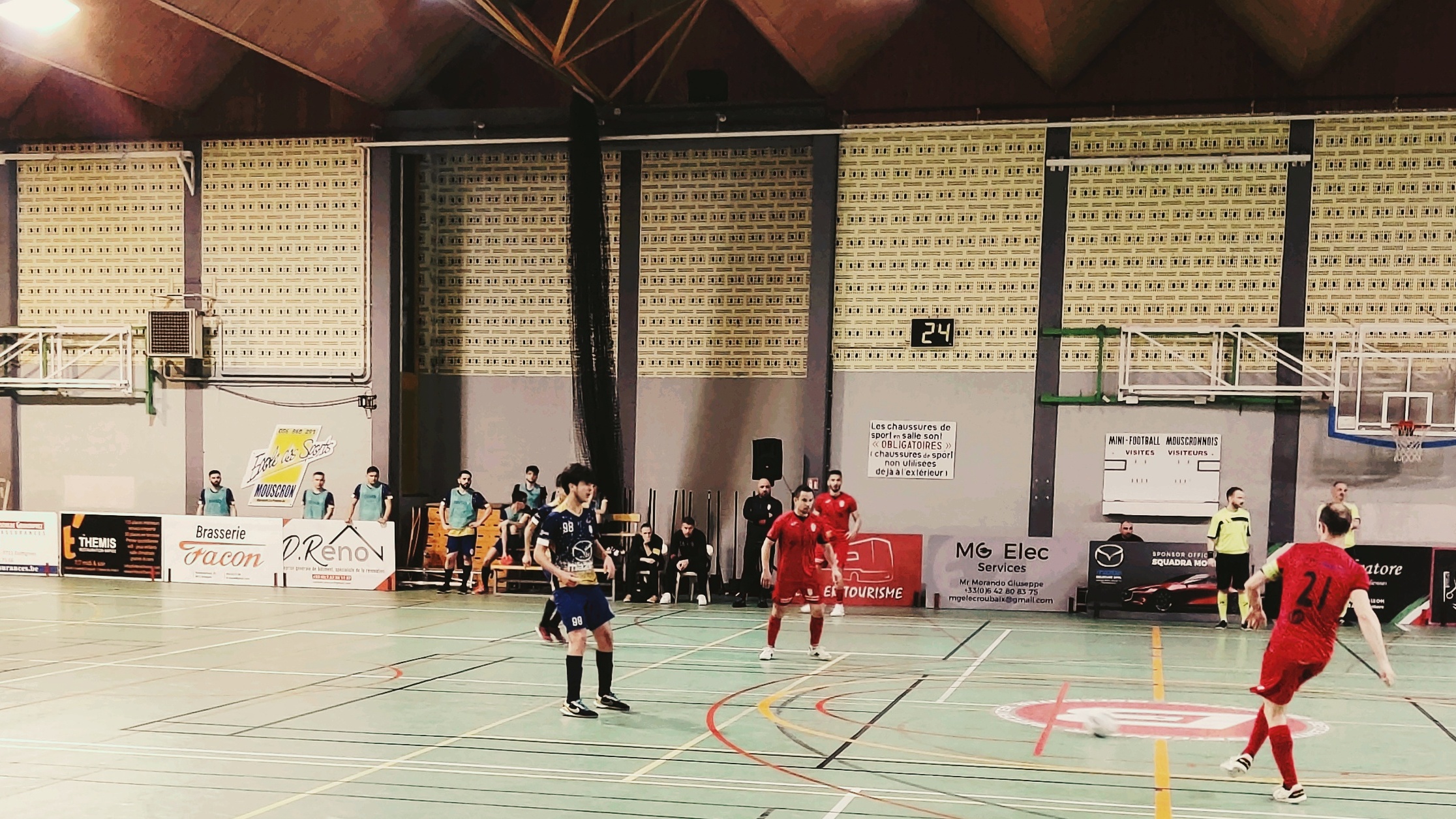 Futsal : la Squadra Mouscron termine sa saison sur un revers face à Halle Gooik