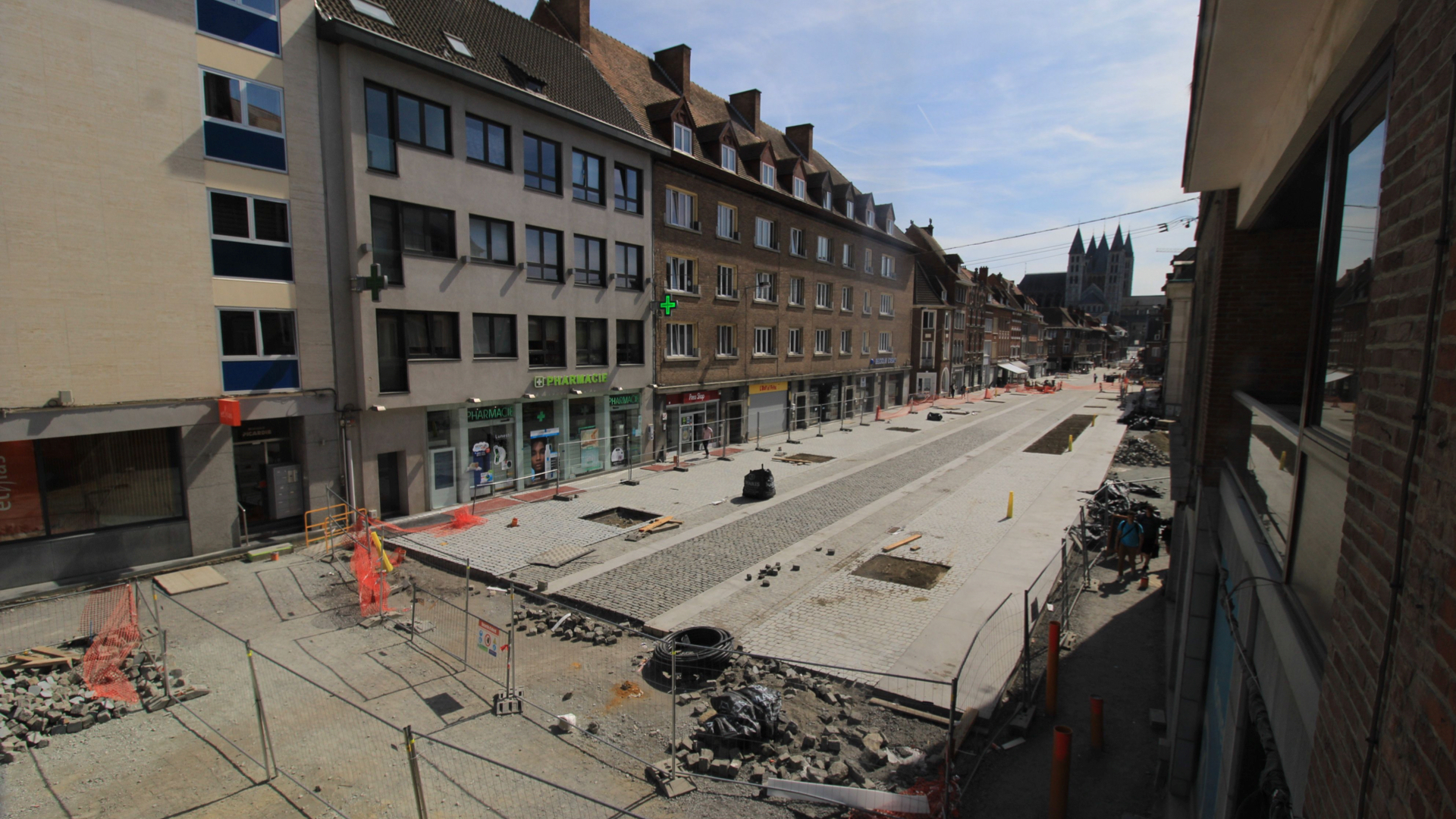 Chantier de la rue Royale à Tournai : une partie de la rue bientôt rouverte à la circulation