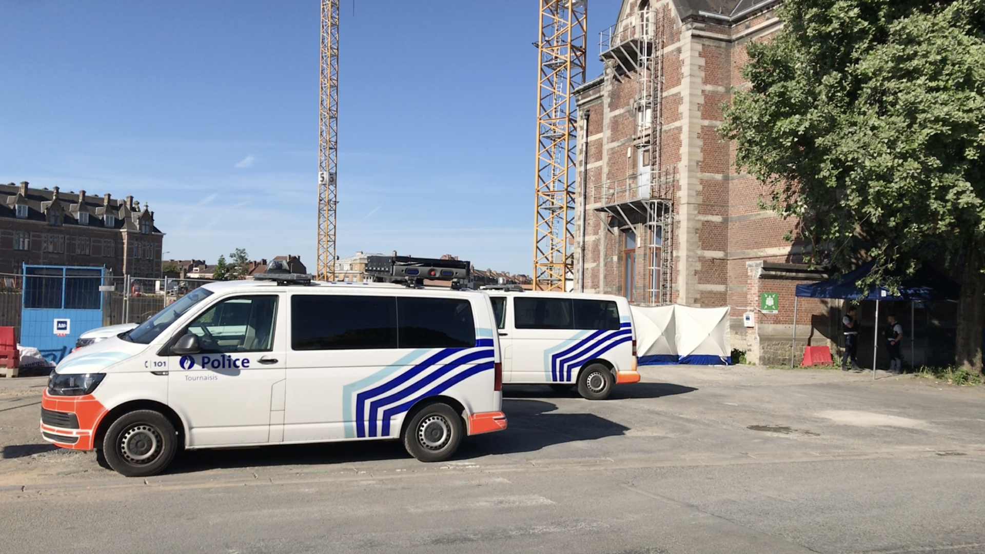 Tournai : un cadavre découvert sur le chantier du CHwapi