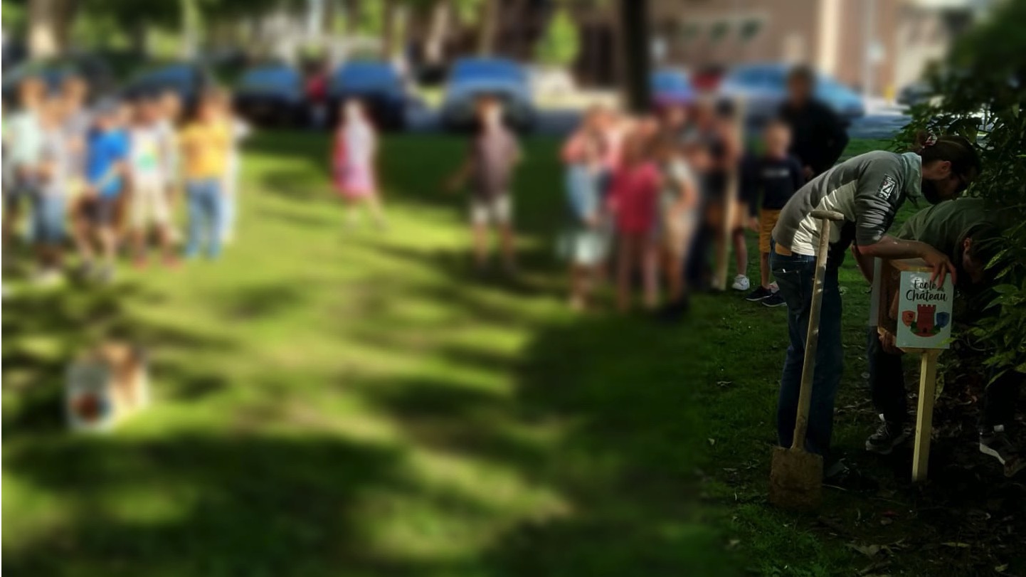 Tournai : des hôtels à insectes installés dans les parcs autour de l’école du Château