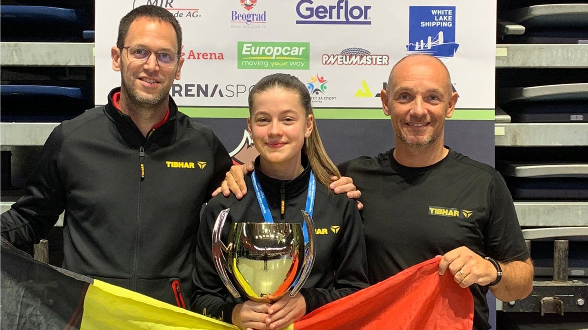Tennis de table : Lilou Massart championne d’Europe U15