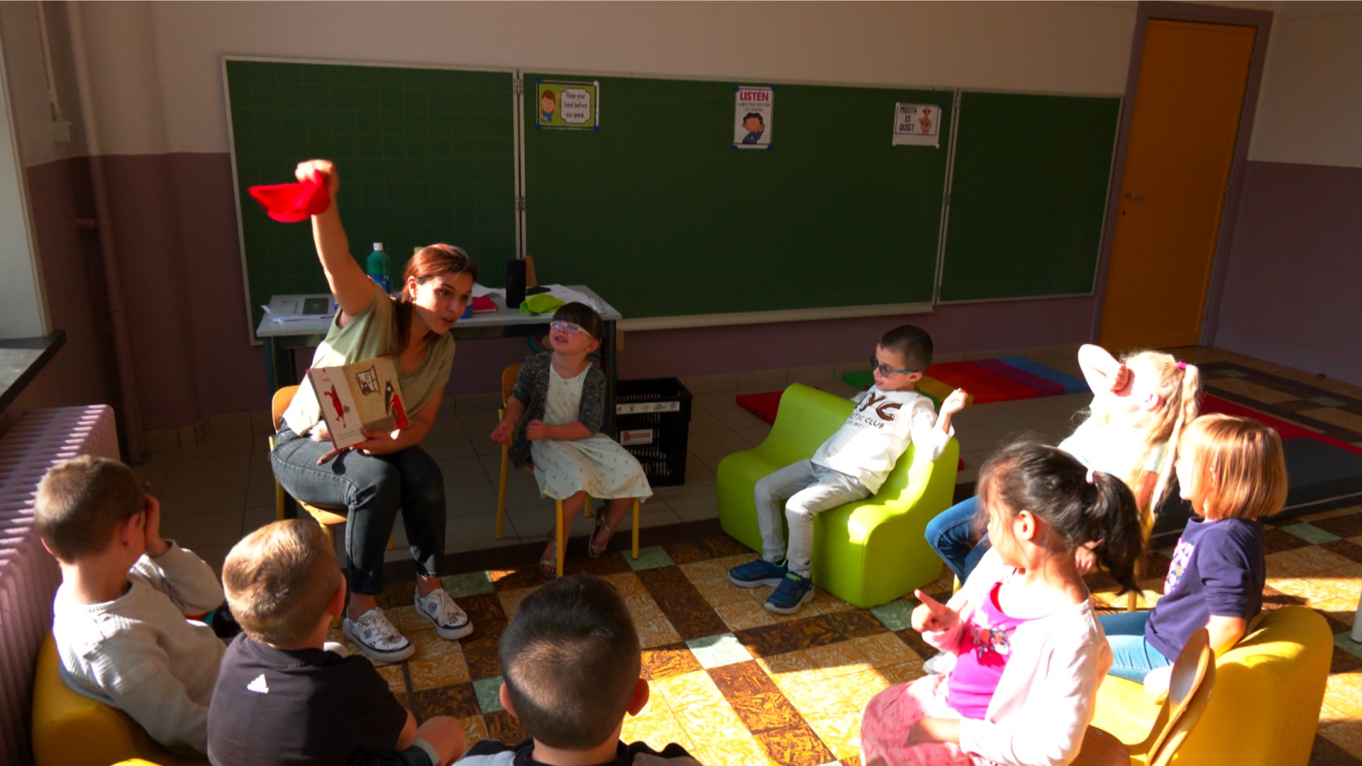 Leuze l'école communale du Rempart commence l'immersion en anglais