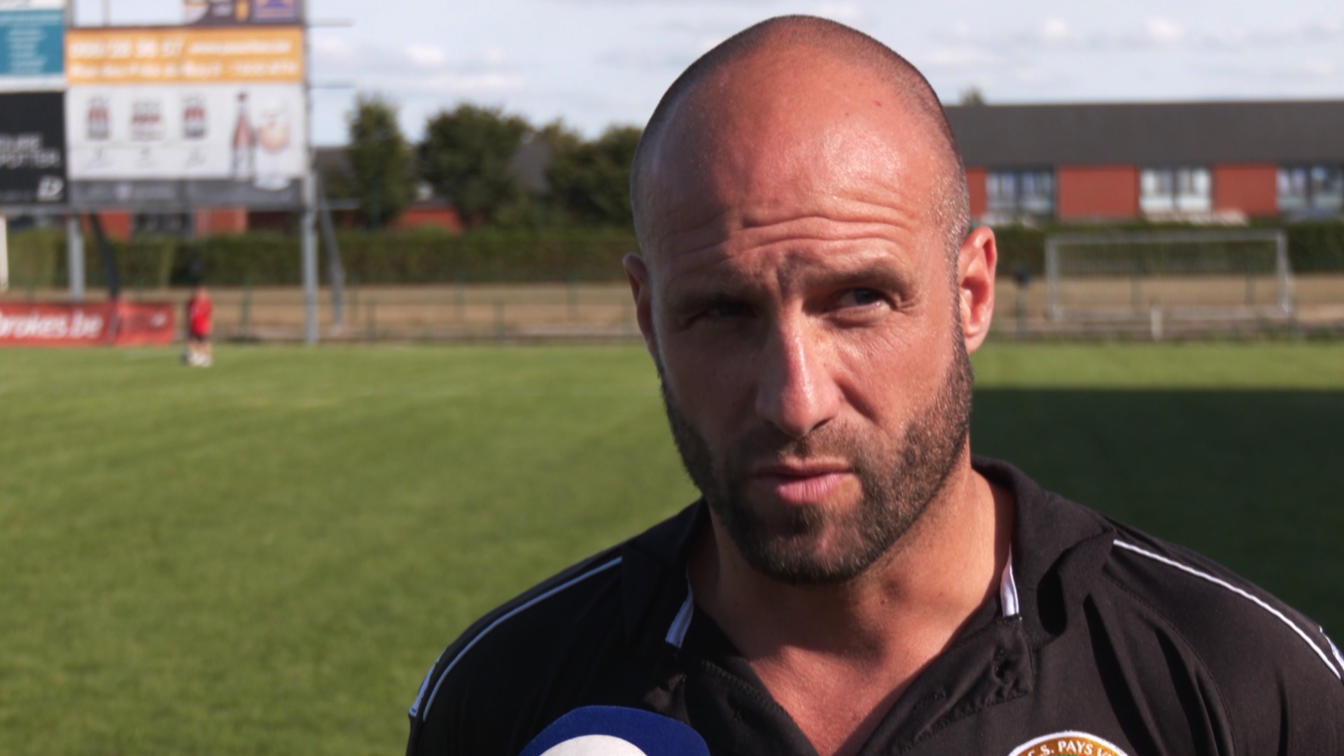 Jimmy Hempte après la défaite du Pays Vert contre Onhaye 