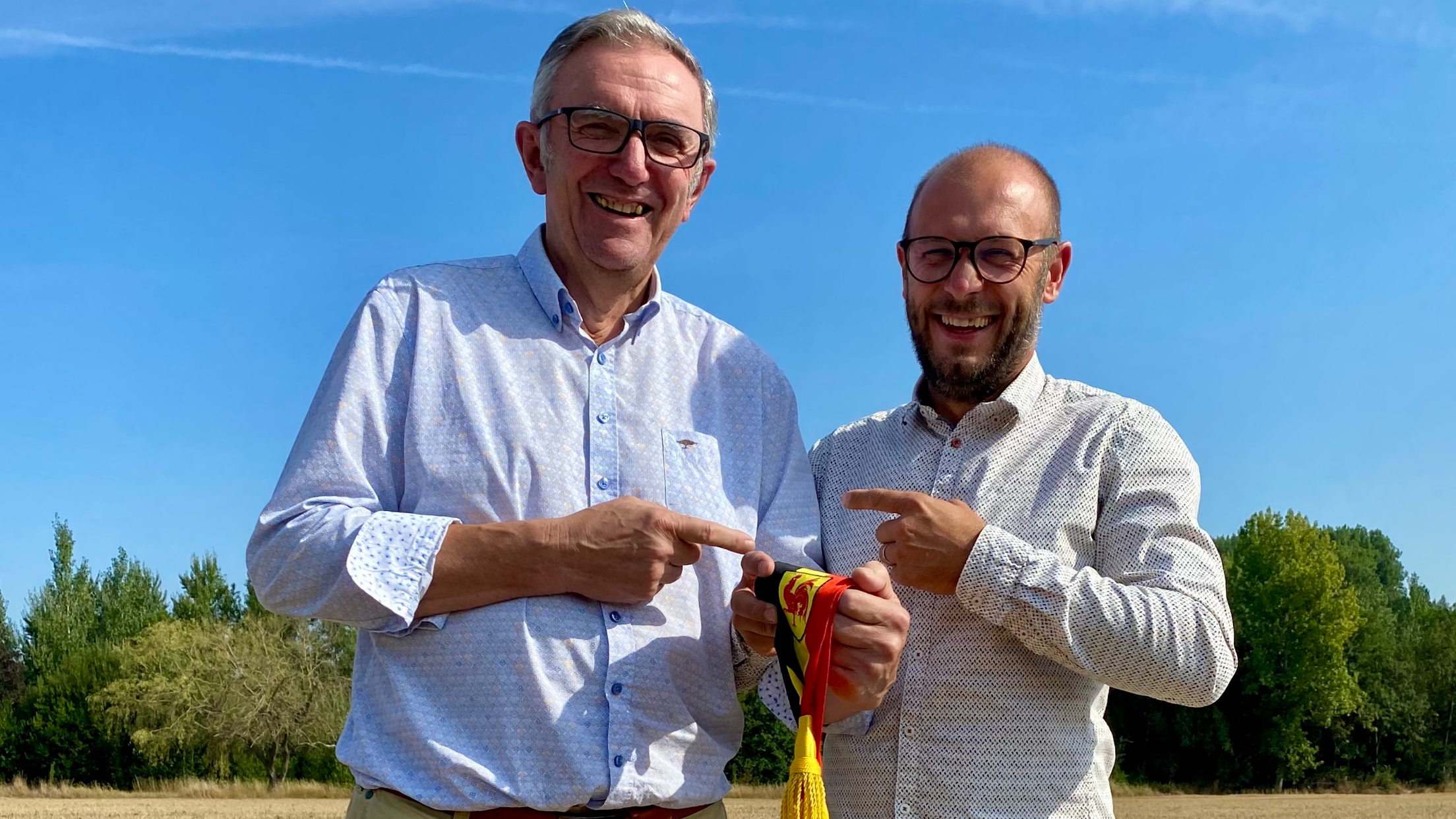 Ellezelles a un nouveau bourgmestre : Ides Cauchie cède l'écharpe à Alexandre Boitte